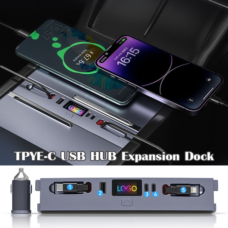 45W Central Control Fast Charg - Usb C Hub recension och pris