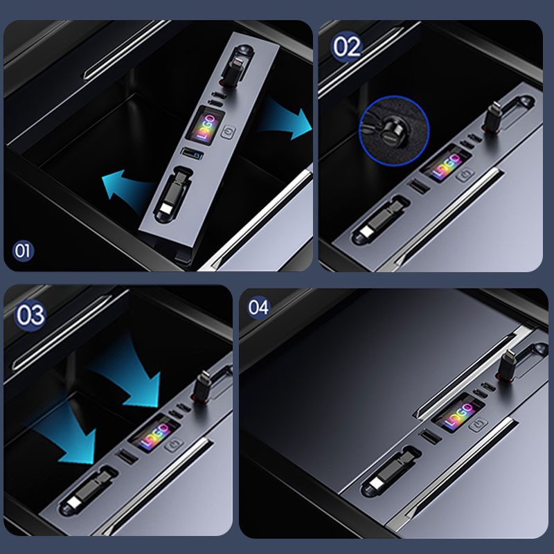 45W Central Control Fast Charg - Usb C Hub recension och pris
