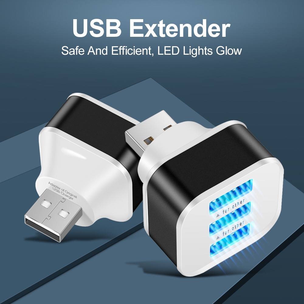 3 Port USB Slots Adaptor USB 3 - Laptop Charger recension och pris