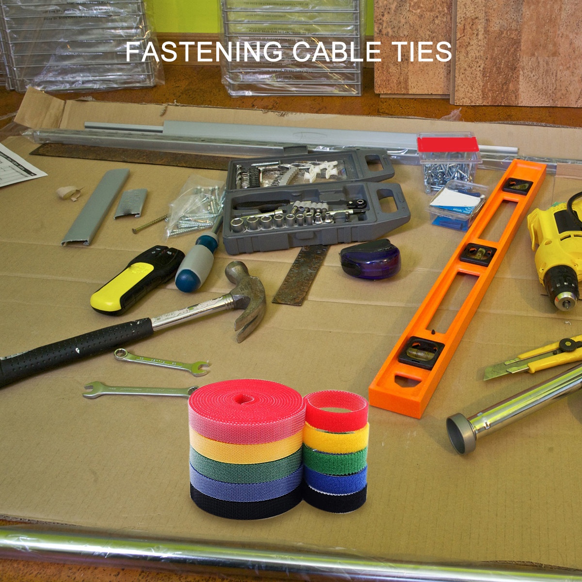 6 Rolls Easy Release Reusable  - Laptop Charger recension och pris