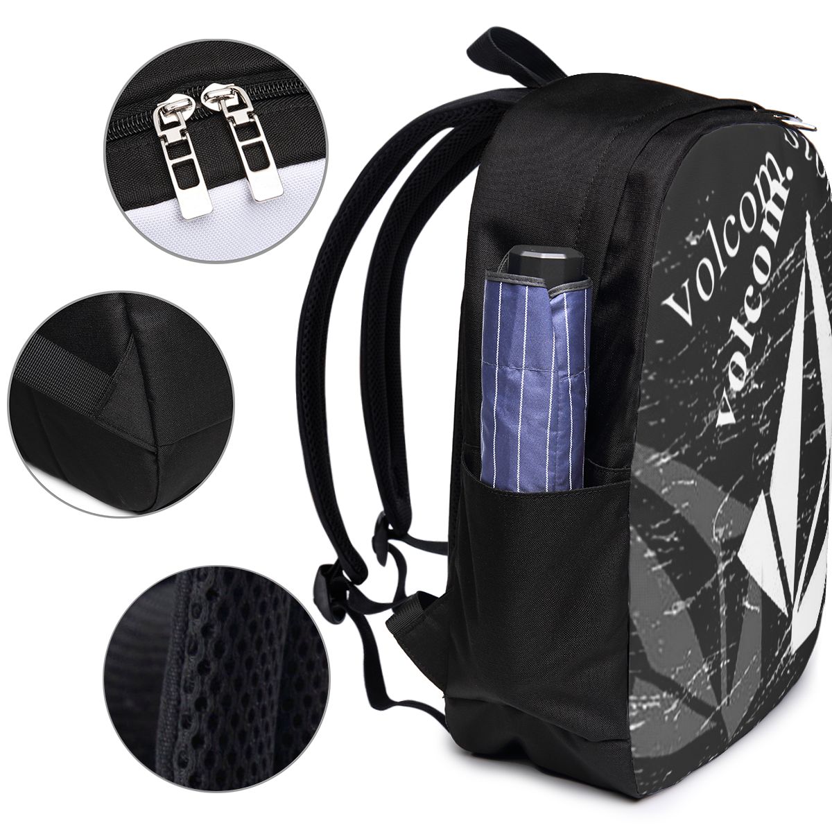V-Volcom Logo Backpack Travel  - Laptop Bag recension och pris