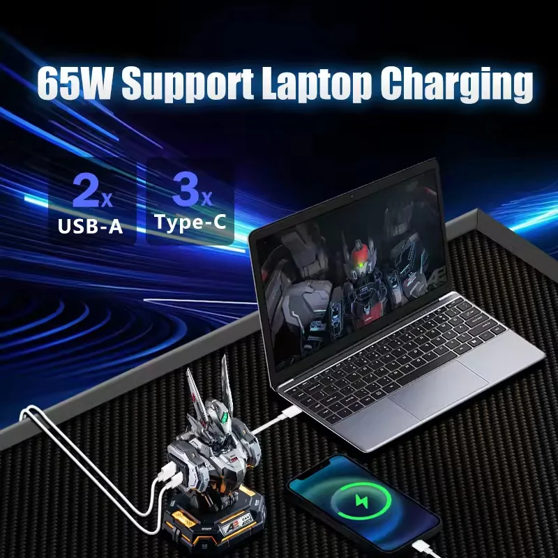 IN-STOCK MOSHOW Charger Knight - Laptop Charger recension och pris