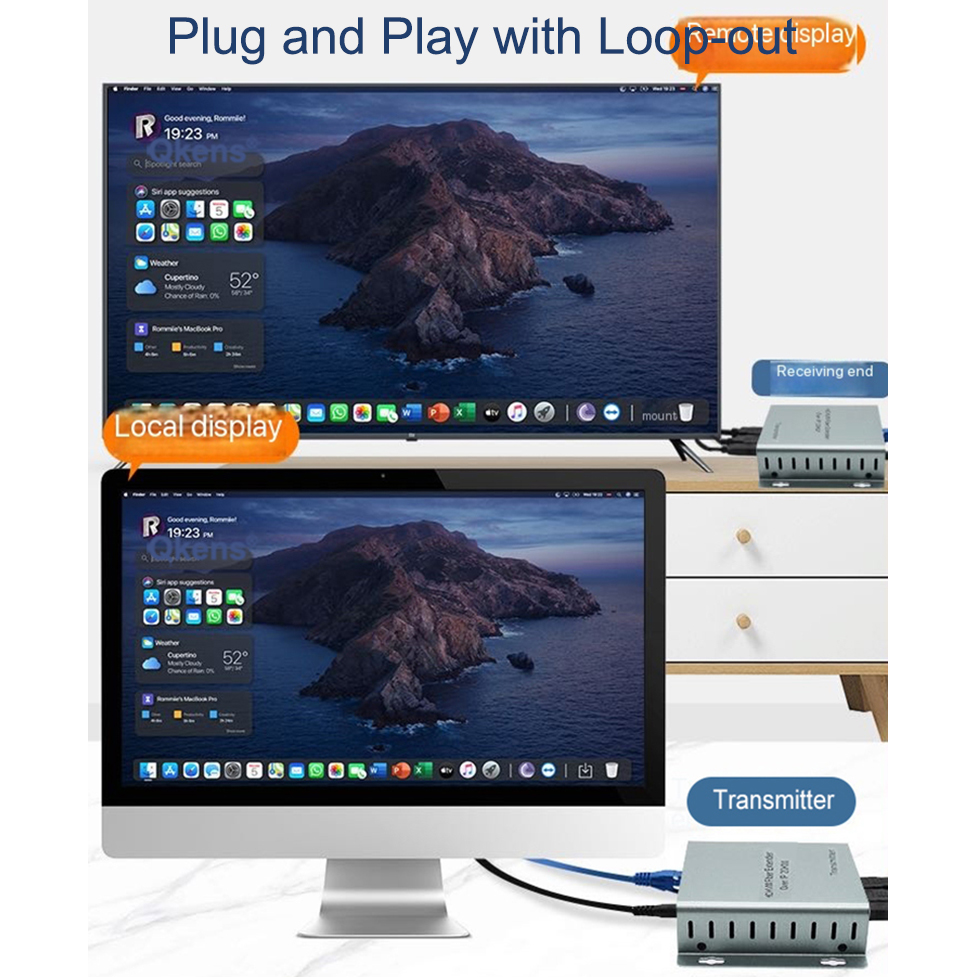 20km Fiber Cable Transmission  - Hdmi Cable recension och pris