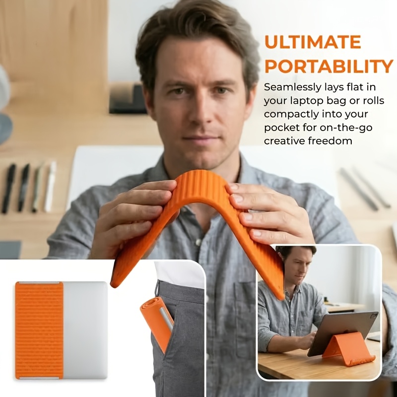 Flexible Folding Phone Holder  - Laptop Stand recension och pris