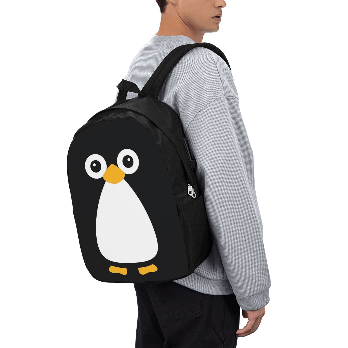Cute Vector Penguin Backpack T - Laptop Bag recension och pris